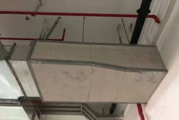 防火閥兩側(cè)2米范圍內(nèi)的風管防火保護措施怎么做？